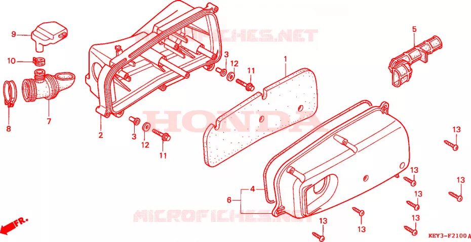 FILTRE A AIR Honda SCOOTER 150 PANTHEON 2002  FES1502