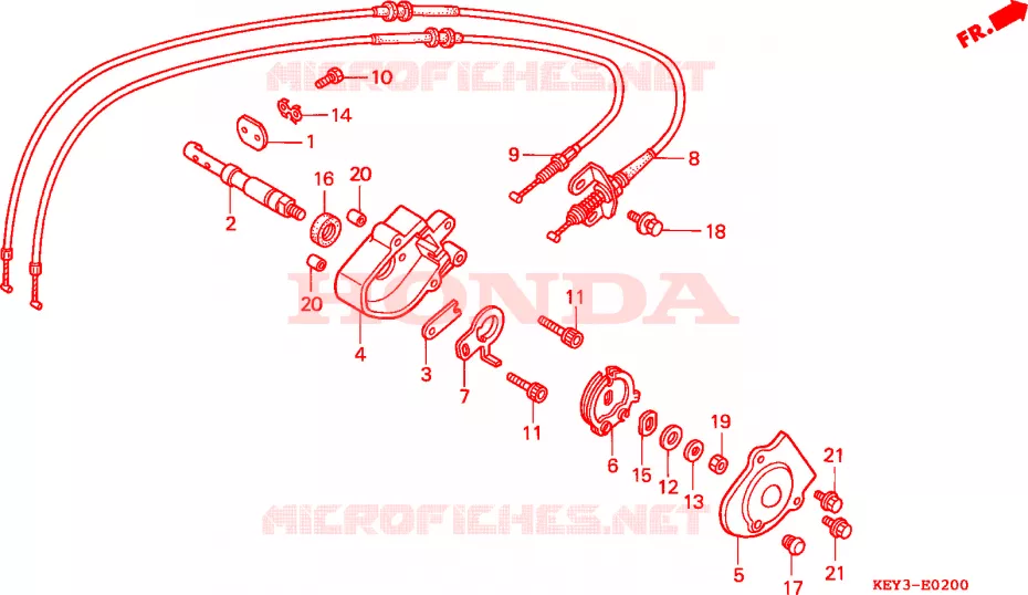 SOUPAPE D'ÉCHAPPEMENT Honda SCOOTER 150 PANTHEON 2002  FES1502