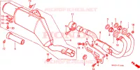 SILENCIEUX D'ECHAPPEMENT(1) pour Honda XR 200 R de 1985
