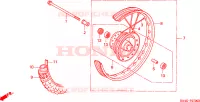 ROUE AVANT pour Honda XR 100 de 2003