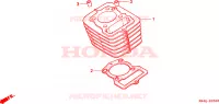 CYLINDRE pour Honda XR 100 de 2000