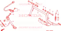 BEQUILLE pour Honda JAZZ 250 ABS de 2003
