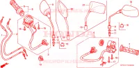 COMMODO   LEVIER   CABLE pour Honda JAZZ 250 ABS de 2003