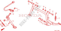 BEQUILLE pour Honda JAZZ 250 de 2003