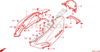 CARENAGE ARRIERE pour Honda JAZZ 250 -2ED- de 2001