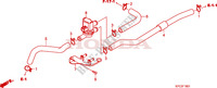 COMMANDE INJECTION D'AIR SOUPAPE(XL125V7/8) pour Honda 125 VARADERO DELUXE de 2007