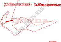 MARQUE(XL125V7/8) pour Honda 125 VARADERO DELUXE de 2007