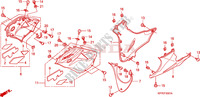 PANNEAU INFERIEUR  pour Honda CBR 125 NOIR de 2010
