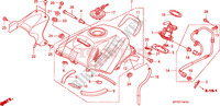 RESERVOIR A CARBURANT  pour Honda CBR 125 TRICOLOUR de 2010