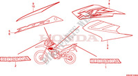AUTOCOLLANTS pour Honda XR 125 L DEMARREUR de 2003