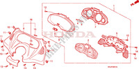 COMPTEUR DE VITESSE (FES1257/A7)(FES1507/A7) pour Honda S WING 150 FES SPECIAL de 2007