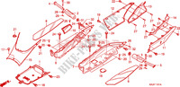 TOLE DE PLANCHER/CACHE CENTRAL(FES1257/A7)(FES1507/A7) pour Honda S WING 150 FES SPECIAL de 2007