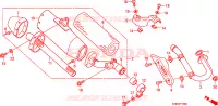 SILENCIEUX D'ECHAPPEMENT  pour Honda CRF 250 R de 2004