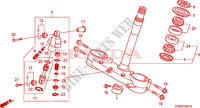 TIGE DE DIRECTION(CRF250R8/9)/AMORTIS. DIRECTION pour Honda CRF 250 R RED de 2009