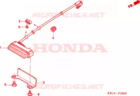 FEU ARRIERE pour Honda CRF 250 X de 2004