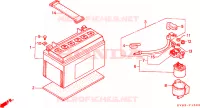 BATTERIE pour Honda CH 125 SPACY de 1996