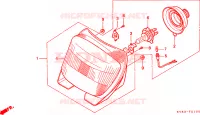 PHARE pour Honda CH 125 SPACY de 1996
