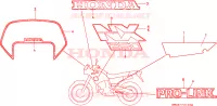 AUTOCOLLANTS pour Honda NX 250 de 1988