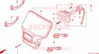 PHARE (CM/DK) pour Honda XR 250 R de 1994