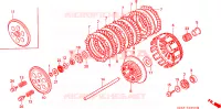 EMBRAYAGE pour Honda CR 250 R de 1991