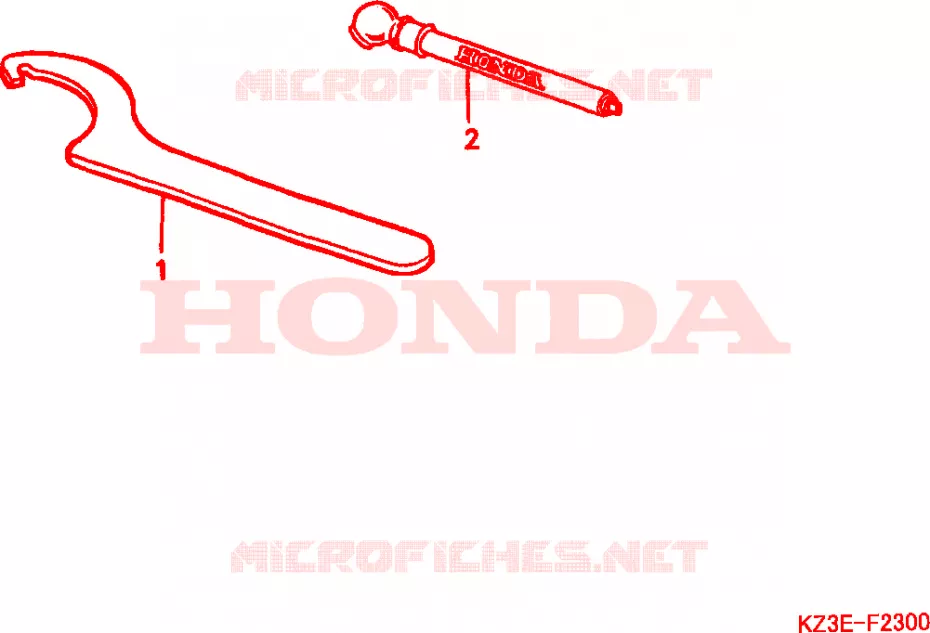 OUTIL Honda MOTO 250 CR 2001  CR250R1