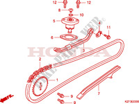 CHAINE DE DISTRIBUTION   TENDEUR pour Honda INNOVA 125 de 2012