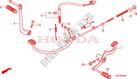PEDALE   KICK pour Honda INNOVA 125 de 2011