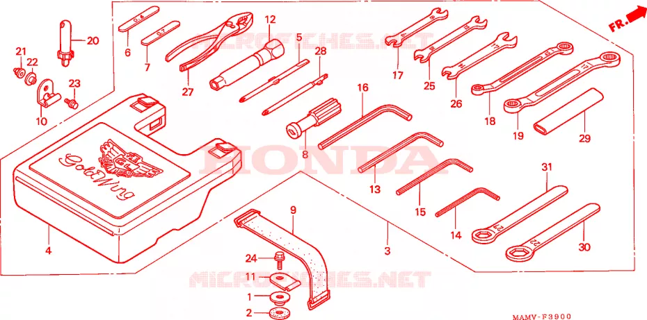 OUTIL Honda MOTO 1500 GOLD-WING 2000  GL1500SEY