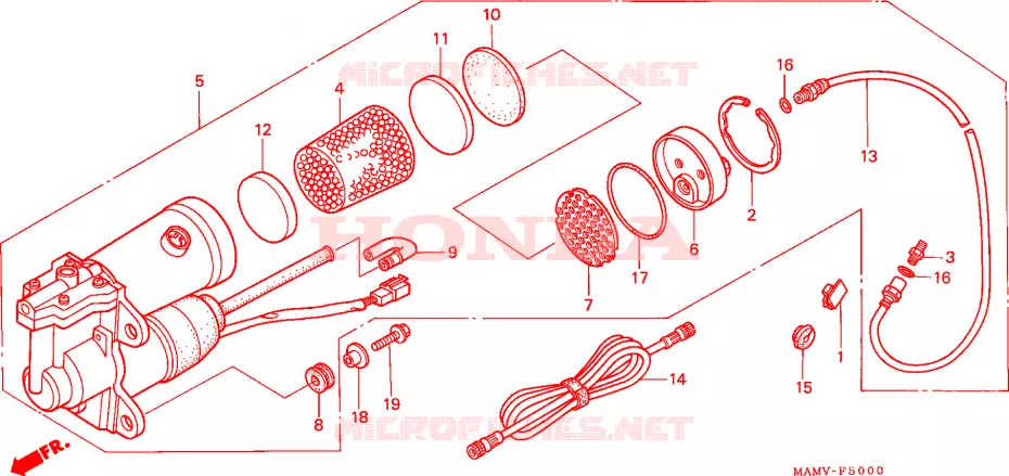 POMPE A AIR Honda MOTO 1500 GOLD-WING 2000  GL1500AY