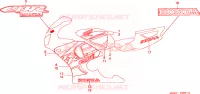 RAYURE/MARQUE(2) pour Honda CBR 919 RR FIREBLADE de 1998