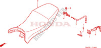 SELLE pour Honda CBR 1100 SUPER BLACKBIRD TWO TONE de 2005