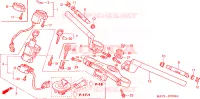 GUIDON   TE DE FOURCHE (X/Y/1/2/3/4) pour Honda CBR 1100 SUPER BLACKBIRD de 2001