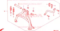 ENSEMBLE BEQUILLE pour Honda TRANSALP 600 de 1999