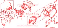 FEU ARRIERE(2) pour Honda VT 1100 SHADOW C3 34HP de 1999