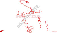 BEQUILLE pour Honda XL 1000 VARADERO ABS OTHERS COLORS de 2006