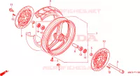 ROUE AVANT pour Honda XL 1000 VARADERO de 2000