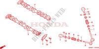 ARBRE A CAMES   SOUPAPE pour Honda CBR 600 F RED de 2006