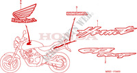 MARQUE(CB600F2) pour Honda CB 600 F HORNET 34HP de 2002