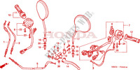 LEVIER DE GUIDON/COMMUTATEUR/ CABLE(1) pour Honda CB 600 F HORNET de 2000