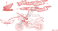 MARQUE(2) pour Honda CB 600 S HORNET 34HP de 2001