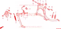 BEQUILLE pour Honda GL 1800 GOLD WING ABS de 2006