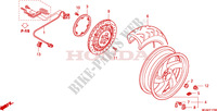 ROUE ARRIERE pour Honda GL 1800 GOLD WING ABS de 2011