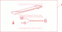 SPOILER R*NH326P* pour Honda GL 1800 GOLD WING ABS AIRBAG de 2010