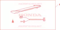 SPOILER R*NHA73M* pour Honda GL 1800 GOLD WING ABS AIRBAG de 2010