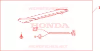 SPOILER R*YR292M* pour Honda GL 1800 GOLD WING ABS AIRBAG de 2010