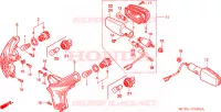 CLIGNOTANT Chassis 650 honda-moto TRANSALP 2006 F__2400