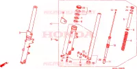 FOURCHE pour Honda CB 1100 X11 de 2000