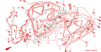 CAPOT INFERIEUR(VTR1000SP2/3/4/5/6) pour Honda VTR 1000 SP2 RC51 de 2002