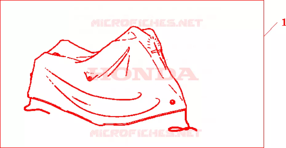 HOUSSE L Honda MOTO 1000 SP 2004  VTR1000SP4