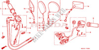 COMMODOS   POIGNEES (VTX1800C2/3/4) pour Honda VTX 1800 C de 2004